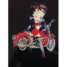 Betty Boop Motorcycle Bar Stool