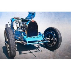 1927 Bugatti Type 35C tin metal sign