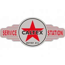 Caltex Service Station tin metal sign