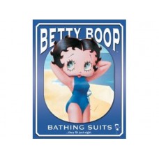Betty Boop Swimsuits tin metal sign