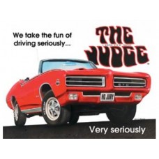 Pontiac GTO- The Judge tin metal sign