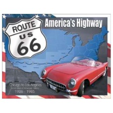 Route 66 - 1926-1985 tin metal sign