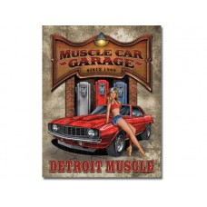 Legends-Muscle Car Garage tin metal sign