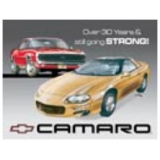 Chevy- Camaro Tribute tin metal sign