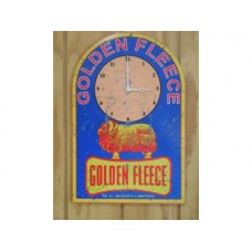 Golden Fleece Clock tin metal sign