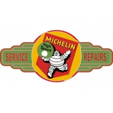 Michelin Service Station tin metal sign