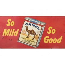 Camel tin metal sign