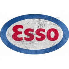 Esso Oval Large tin metal sign