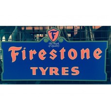 Firestone Tyres tin metal sign