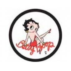 Betty Boop Round tin metal sign