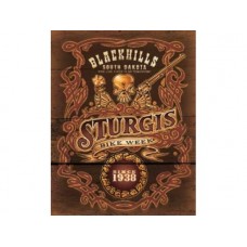 Sturgis-No Tomorrow tin metal sign